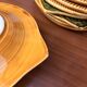 12 fish plates Vallauris in orange and green earthenware vintage 60s/70s