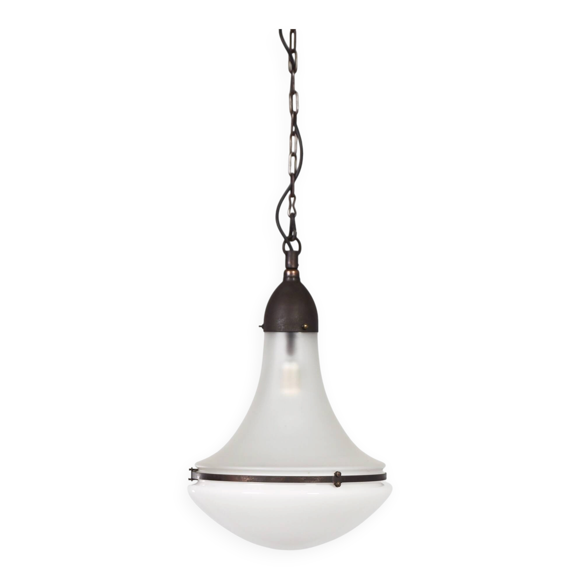 Luzette pendant lamp S&S L1510 by W.Wissmann for Siemens & Schuckert, ca. 1920