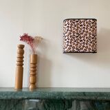 La divine – leopard corduroy wall light