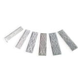 Set of 6 knife holders in Plexiglass Art Deco Style