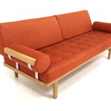 Scandinavian sofa "Carina" Alf Svensson & Yngvar Sandström, Kock, Sweden, 1960