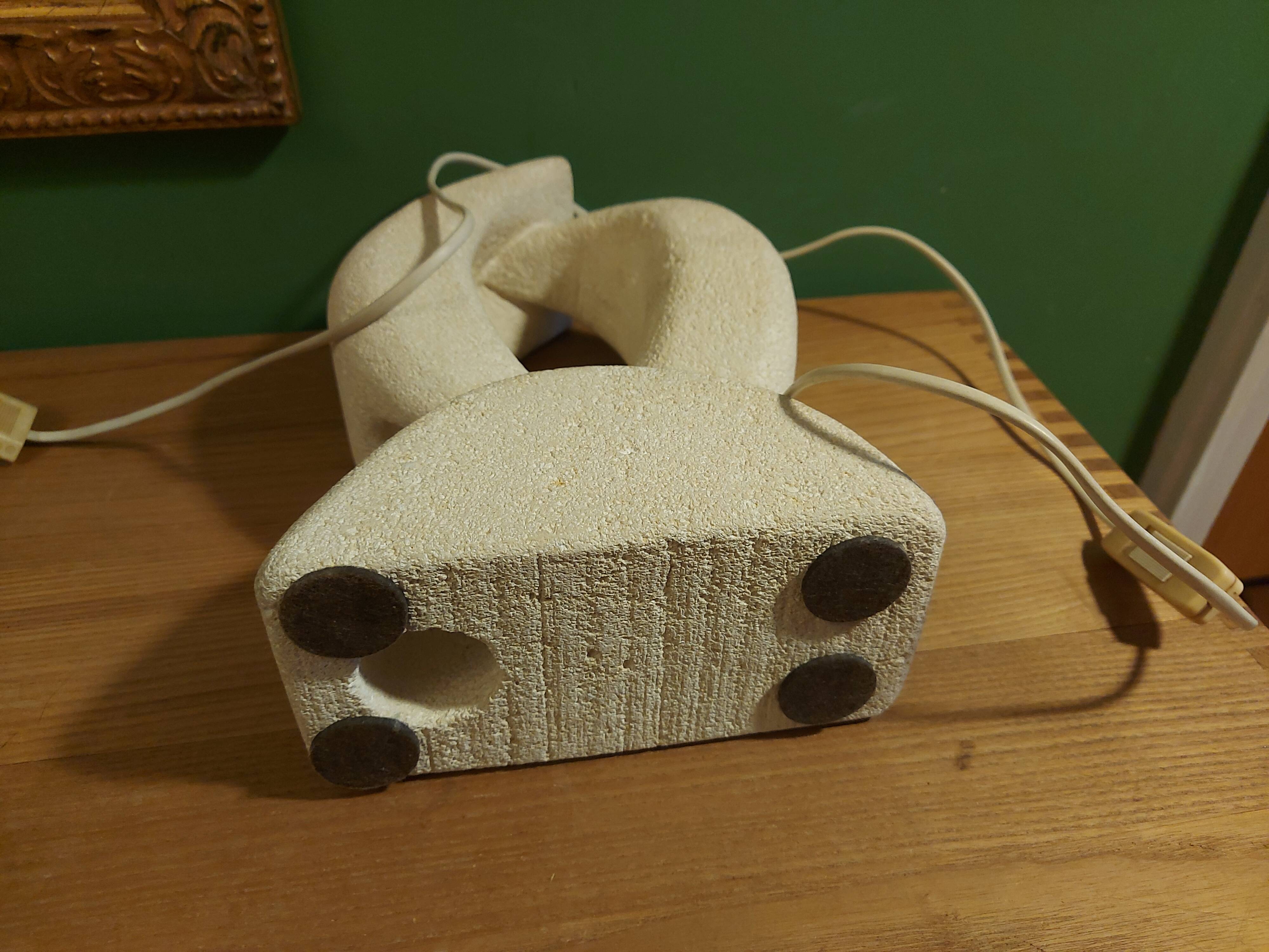 Albert tormos stone sculpture lamp (signed)