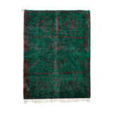 Modern Moroccan carpet green