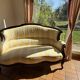 Elegant Louis XV style basket sofa