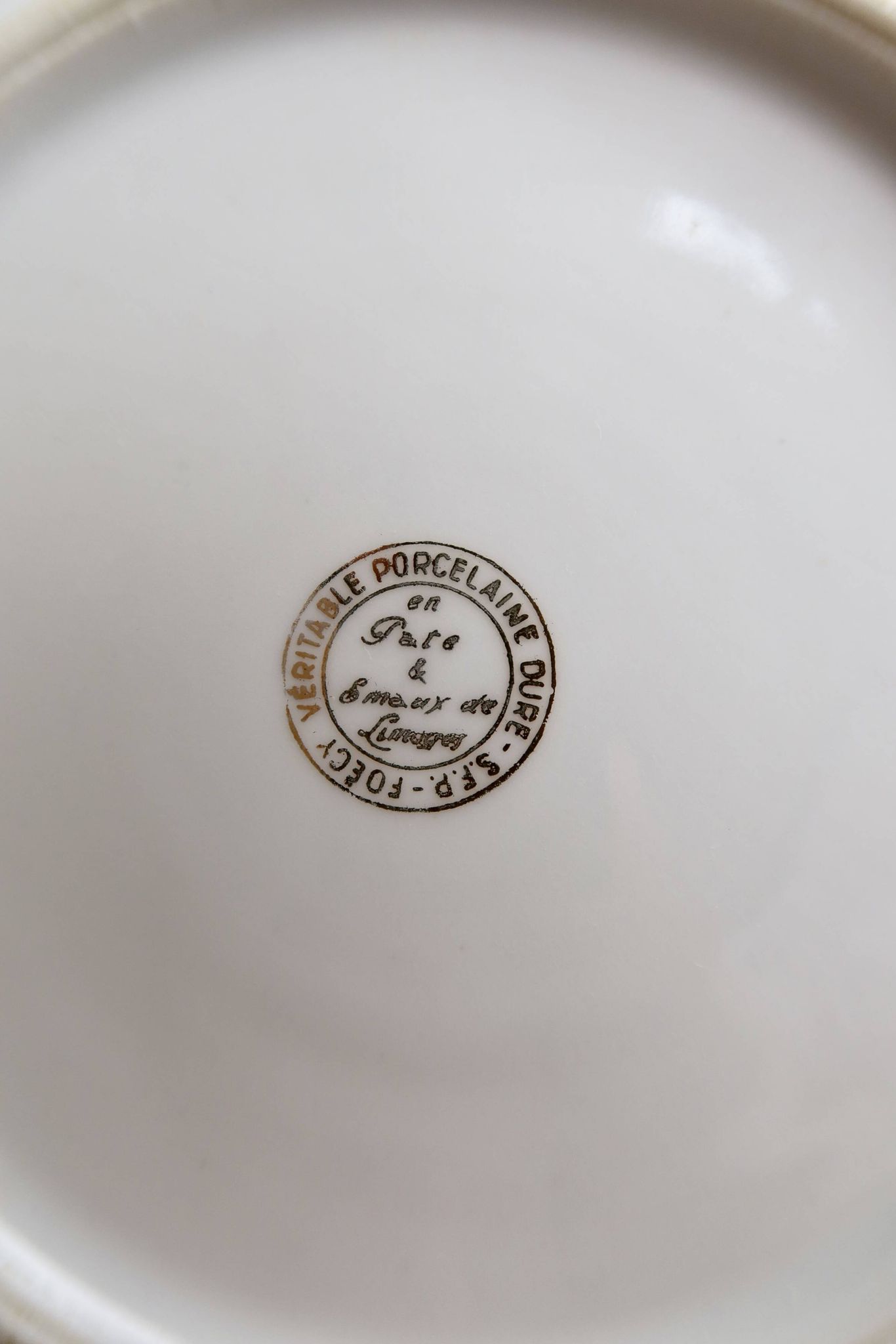 6 vintage dessert plates porcelain from Limoges – small flowers
