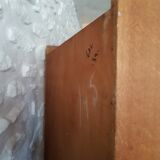 Narrow library vintage sliding door