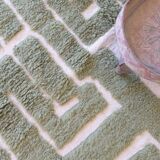 Green Berber Rug - 289 x 203 cm