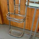 Art deco wall-mounted coat rack