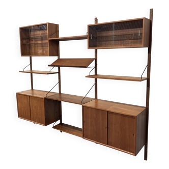 Vintage Poul Cadovius Cado wall system wall unit Design