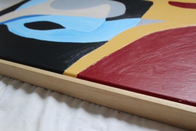 Peinture unique colorée, d'après Le Corbusier