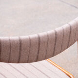Set of 6 Scandinavian chairs vintage solid teak and wool 1960