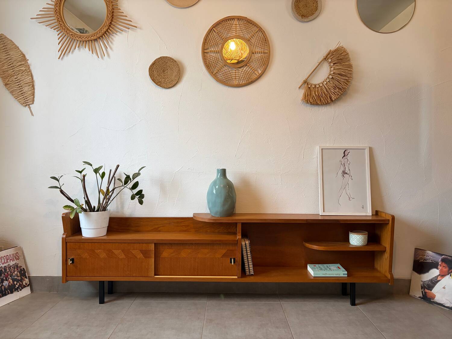 1960s vintage enfilade (shallow)