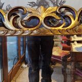 Golden rocaille mirror
