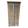 Wooden louvered wardrobe
