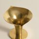 Art Deco Brass Calla Lily Candle Holder by Carl-Einar Borgström for Ystad-Metall