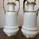 Old Paris porcelain vases from the 19th century