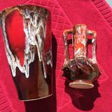 2 vases Vallauris 60s