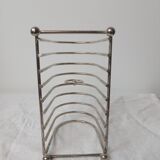 Silver metal toast door