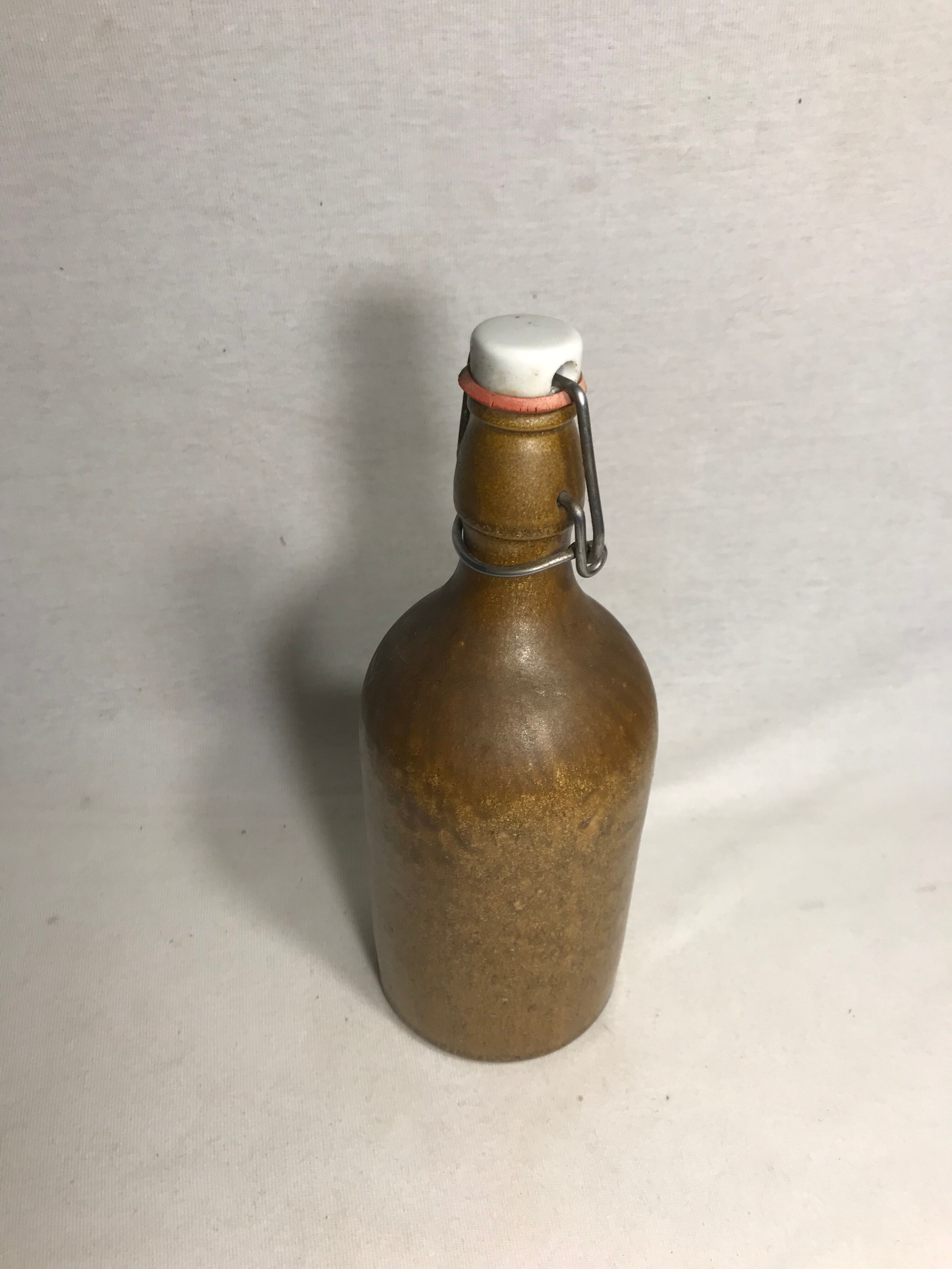 Old sandstone beige brown bottle