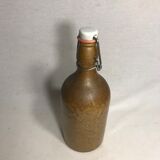 Bouteille grès marron beige