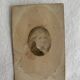 Small miniature portrait from the late 18th century in pencil.