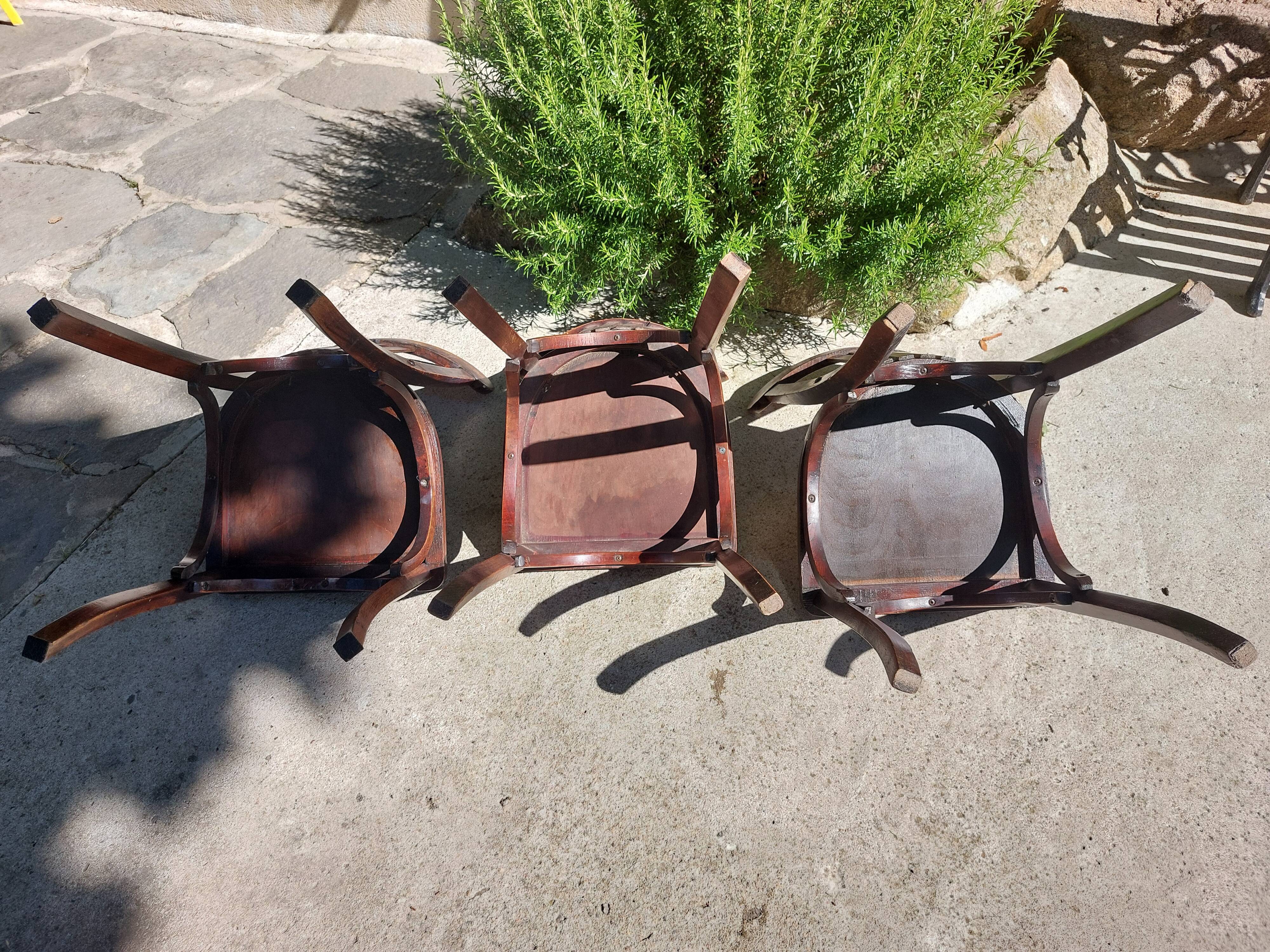 set of 3 bistro chairs
