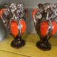 Pair of large Vallauris amphora-style vases, 31 cm high