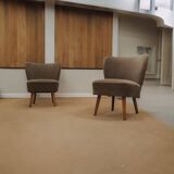 Deux fauteuils cocktail du milieu du siècle