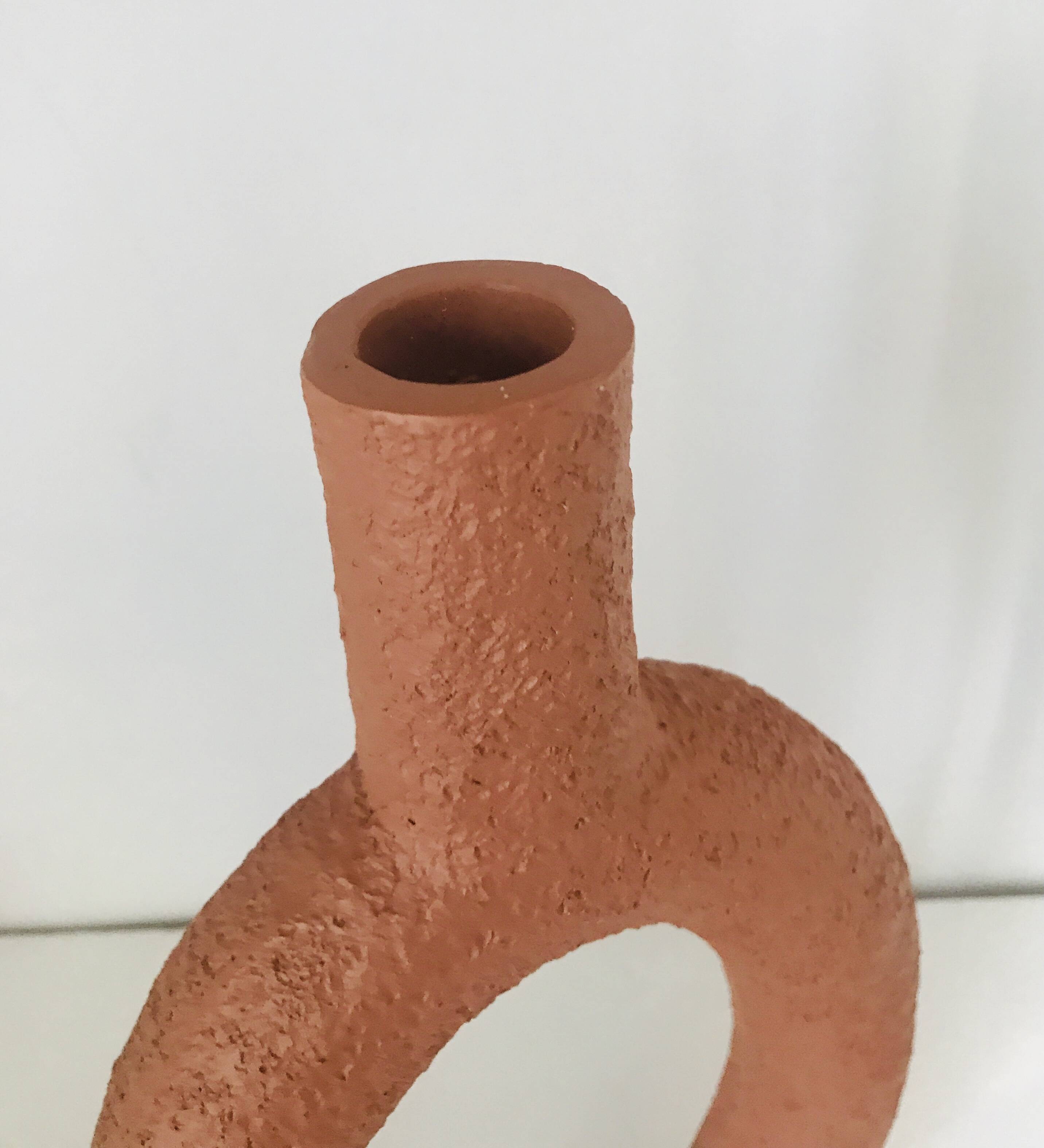 Terracotta Resin Vase Present Time Holland