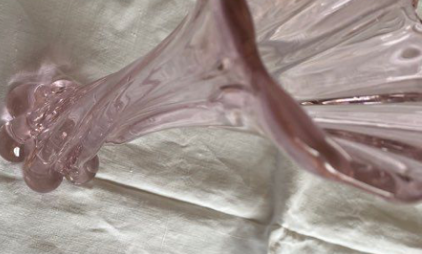 Pink vintage vase
