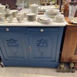 Refurbished blue buffet