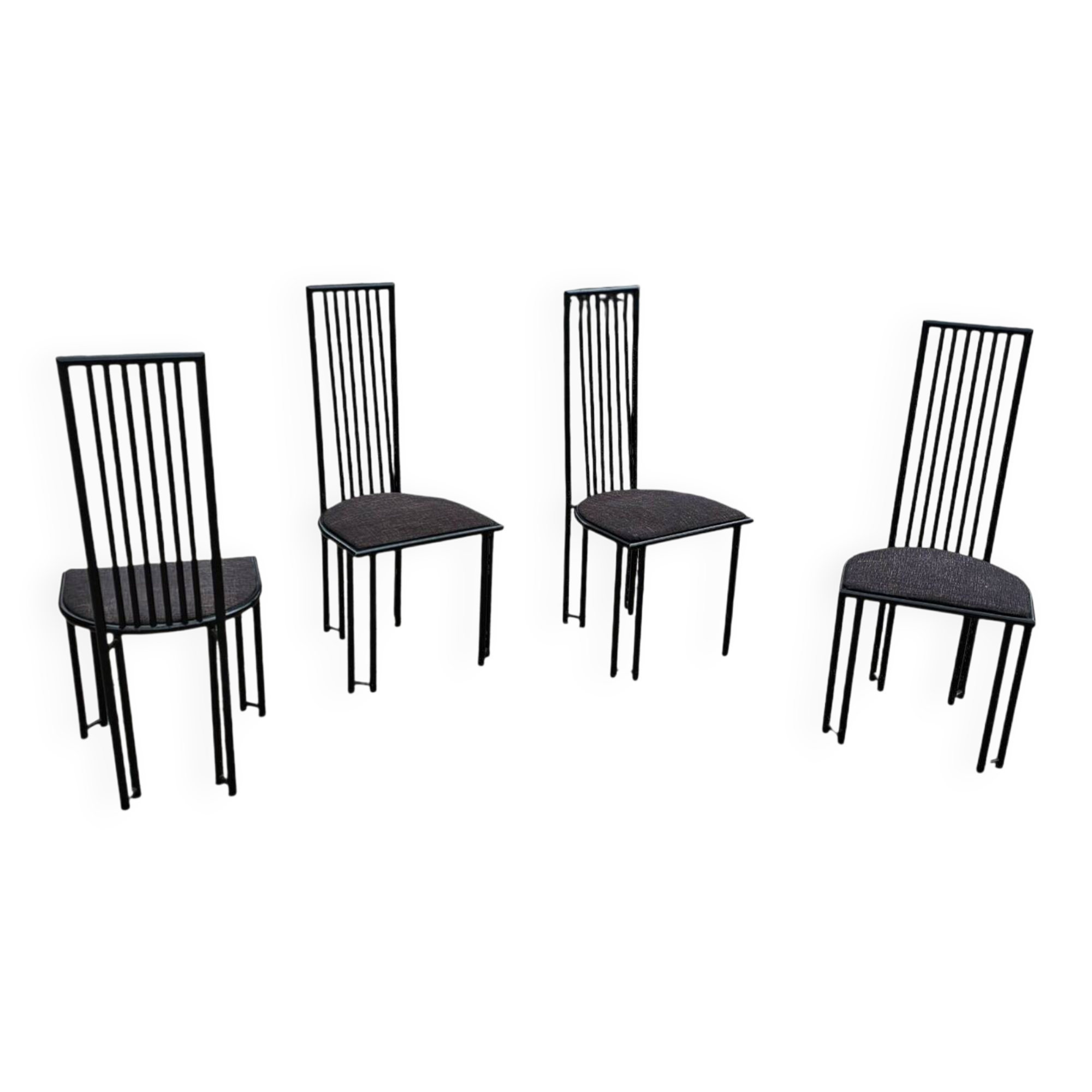 Postmodern Italy dining chairs 1980s