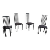 Postmodern Italy dining chairs 1980s