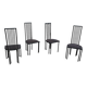 Postmodern Italy dining chairs 1980s