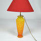 Vintage glass paste lamp, 70s