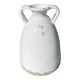 Enamelled concrete vase
