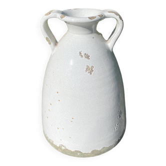 Vase en béton emaillé
