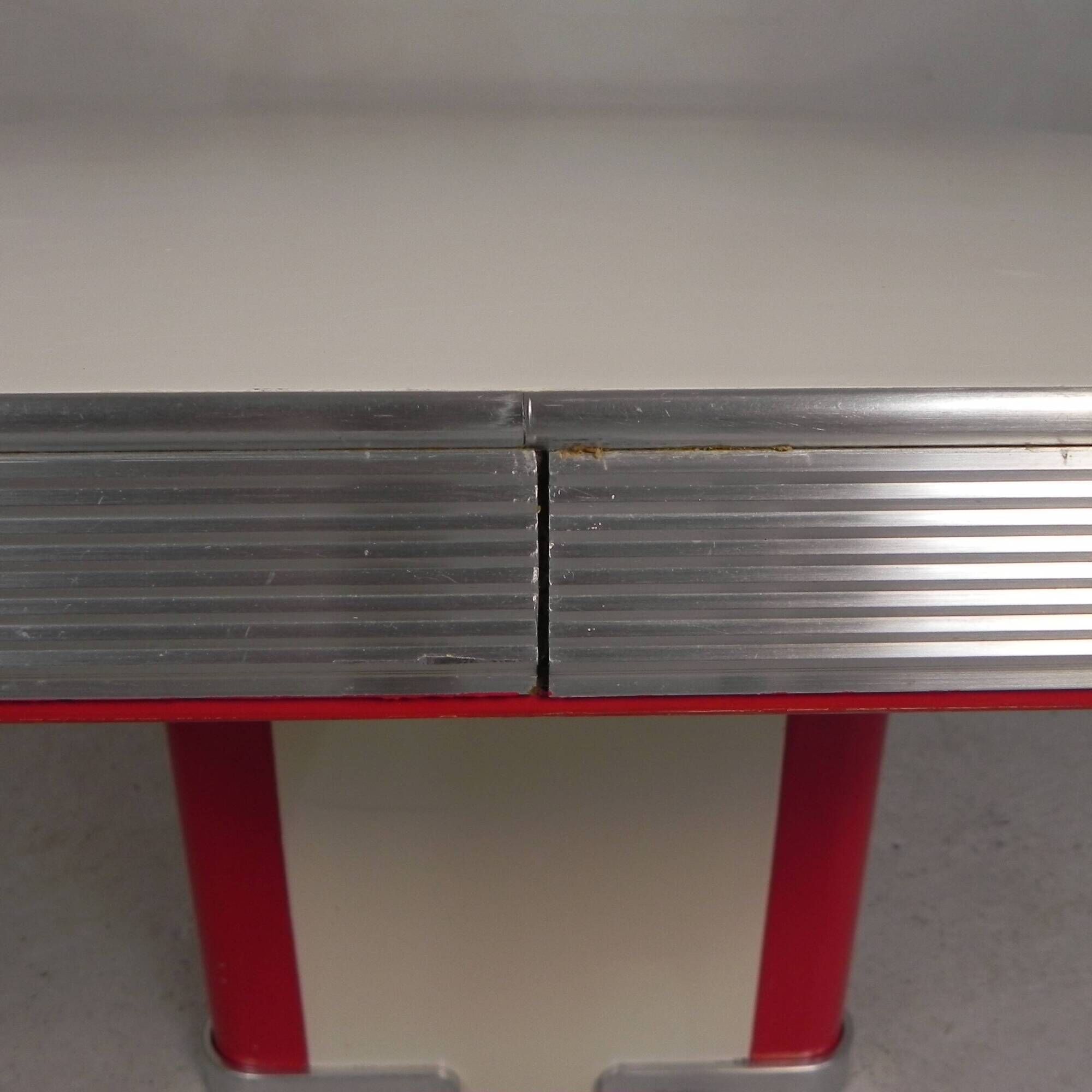 Ahrend Oda dining table desk with aluminium edge, 1950s