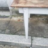 Natural patina farm table