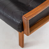 Fauteuil en cuir par Glostrup