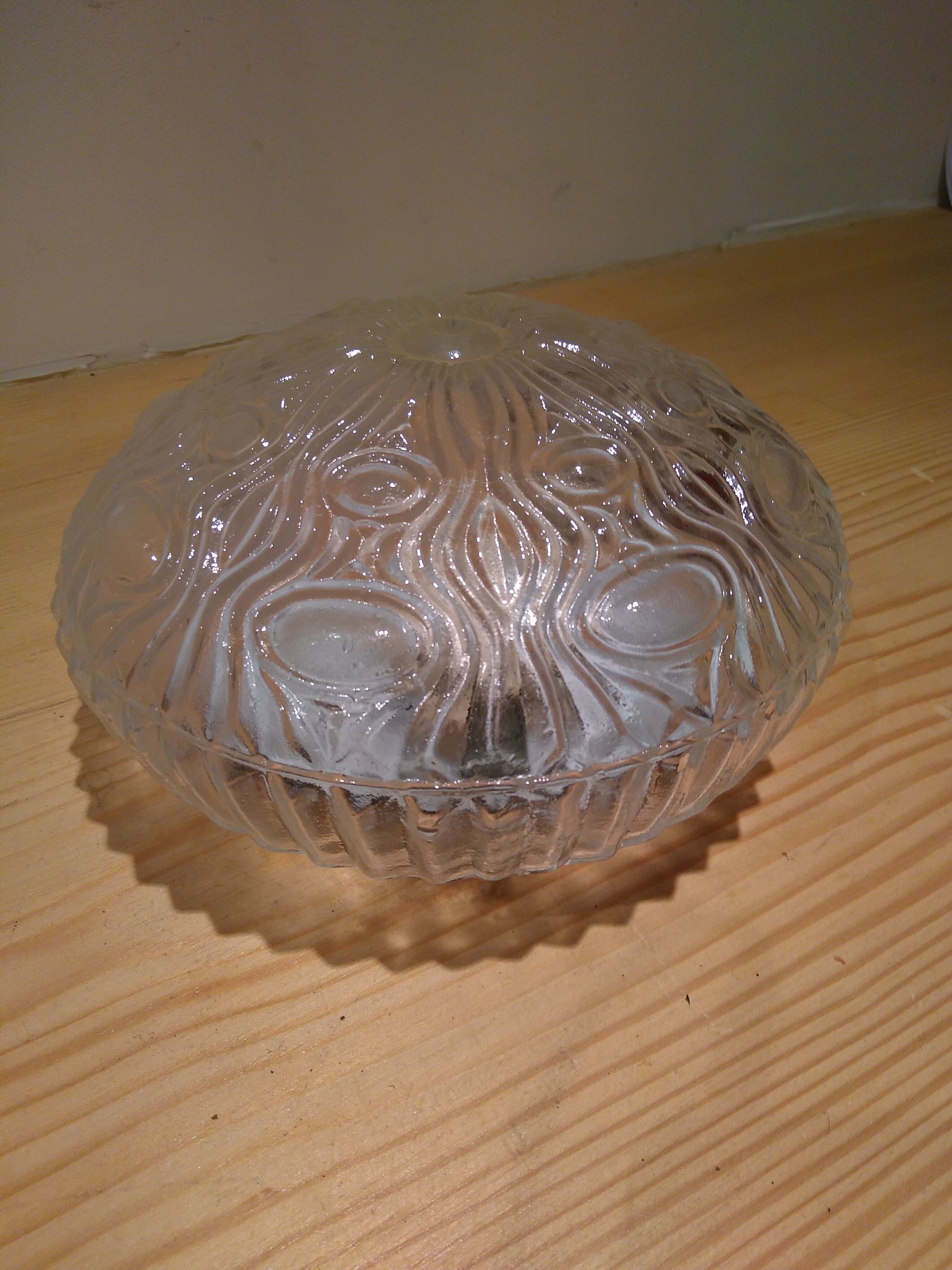 1960s moulded glass ceiling