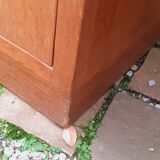 Vintage desk 40s in light oak