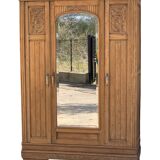 Parisian wardrobe raw wood 1920