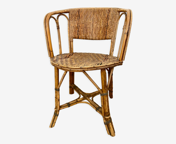 Chaise en rotin