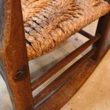 Vintage oak rocking chair