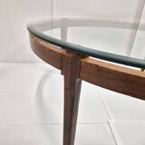 Scandinavian coffee table, 110cm diameter, circa 1960