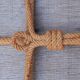 Christ in braided rope, year 50/60 attributed to Audoux-Minet.