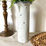 Tall stoneware vase