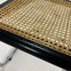 Fauteuil Cesca noir de fabrication italienne, années 1970