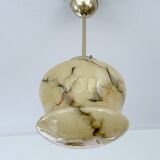 Art Deco Marble Glass Pendant Light